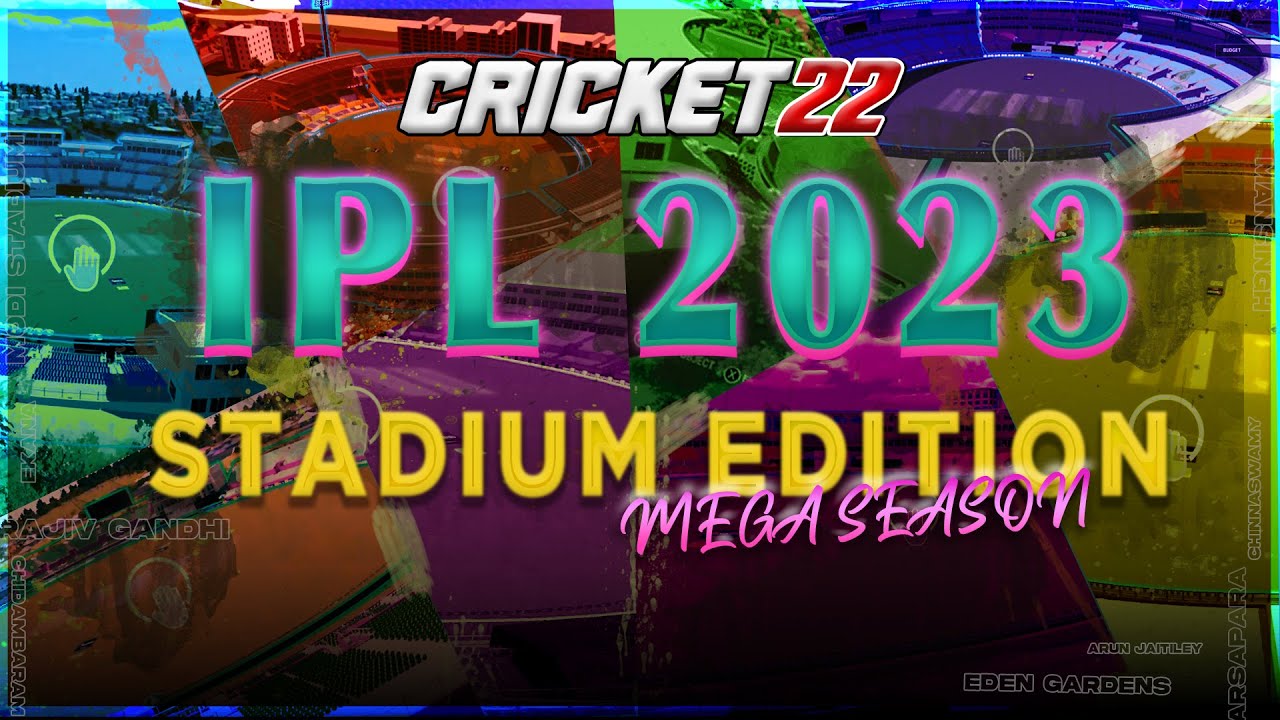 CRICKET 22 : Download IPL 2023 EDITION Stadium Now!! 🇮🇳 🏏 