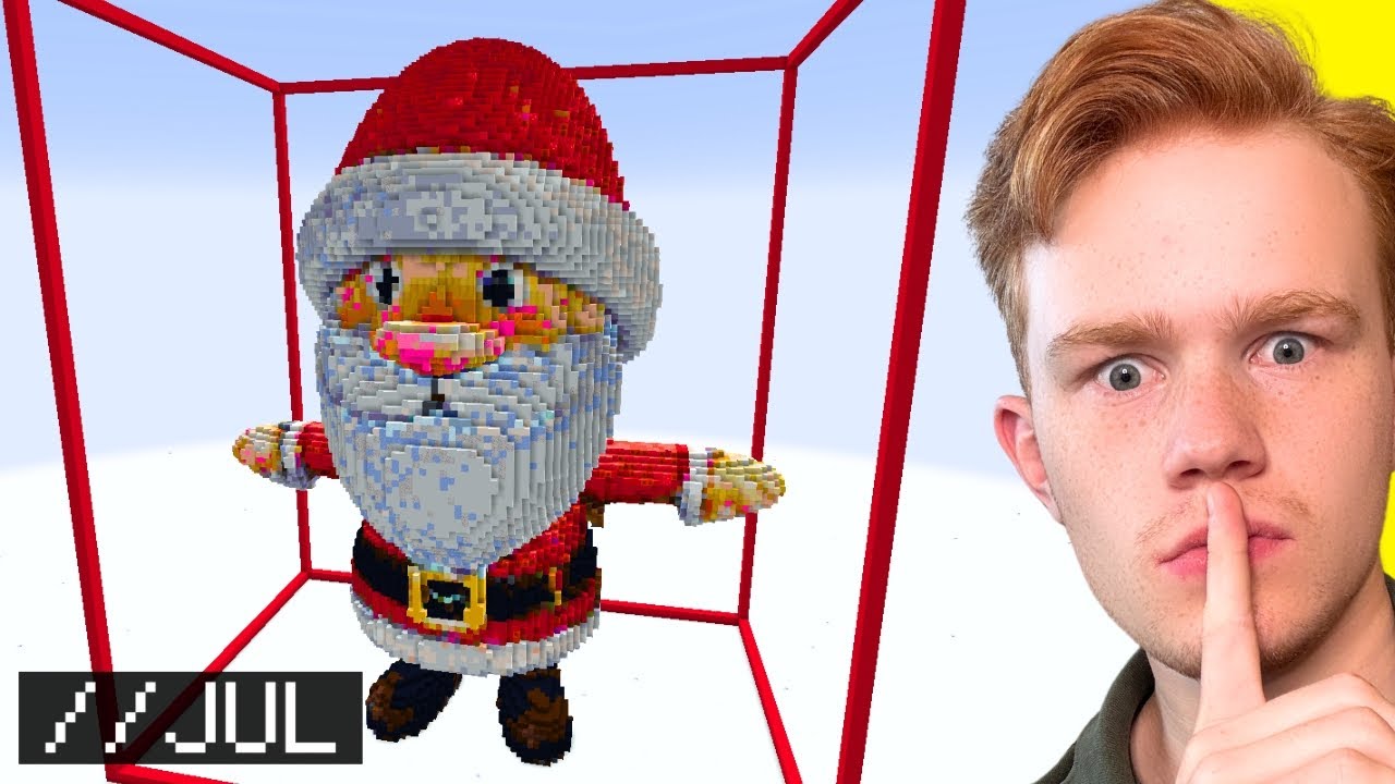 Jag Fuskade Med //JUL i Minecraft Build Battle!