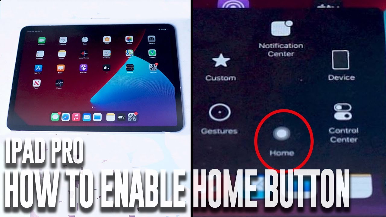 IPad Pro How To Enable Home Button How To Use The IPad Without A Home