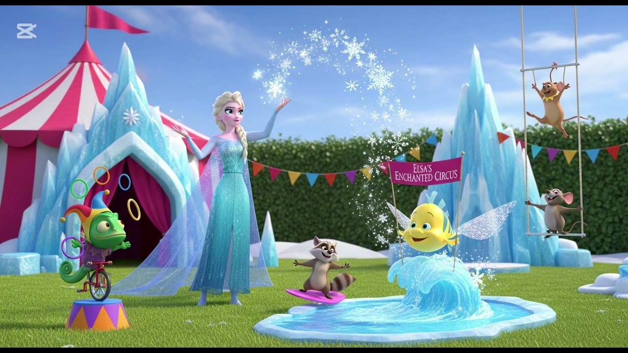 🎪🏄 Magic Backyard Circus | Surf Kids Fun Music 🌊🎶