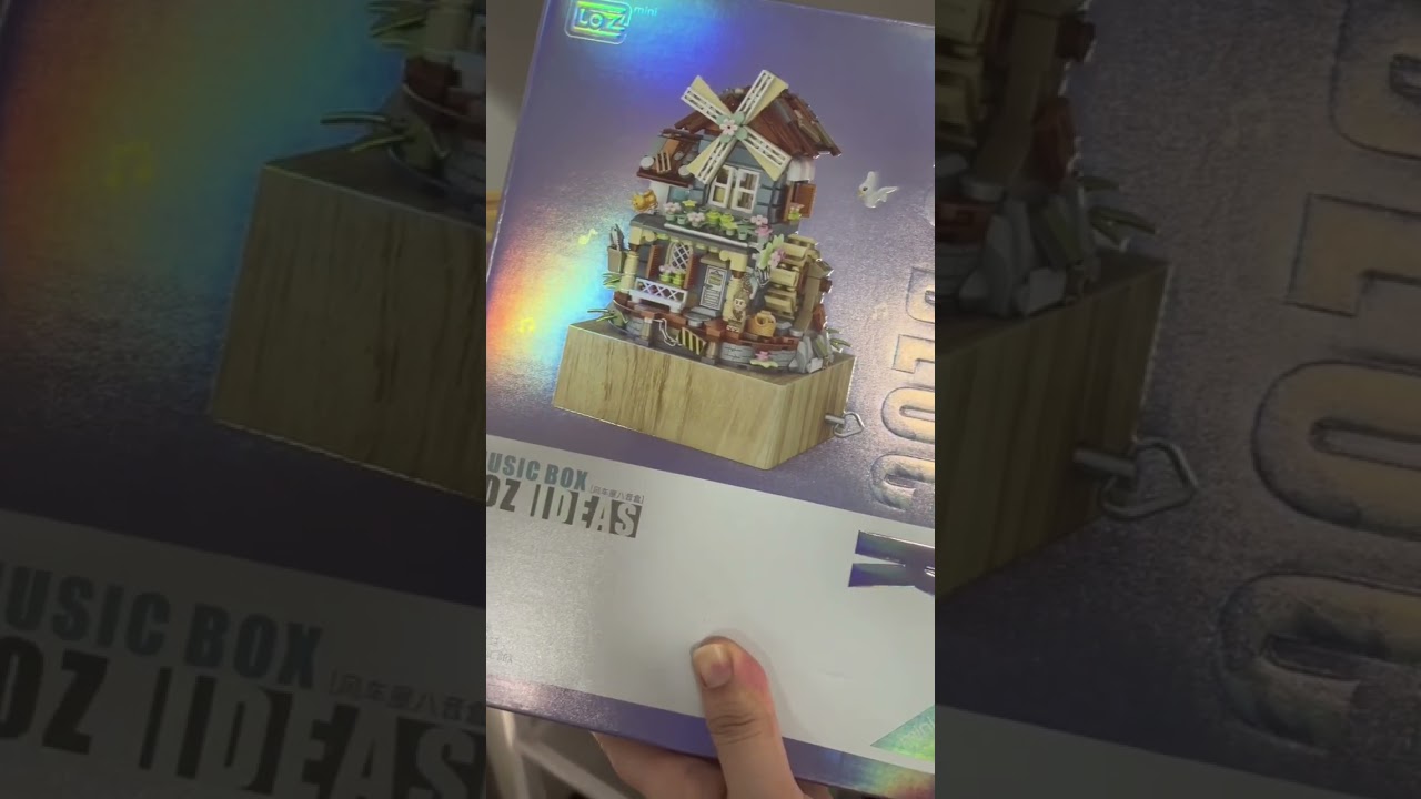 LOZ Lizhi Classical Windmill House Music Box 🍂🍃🎐🎹🎼 Thank you, Maaaa! 💋💜