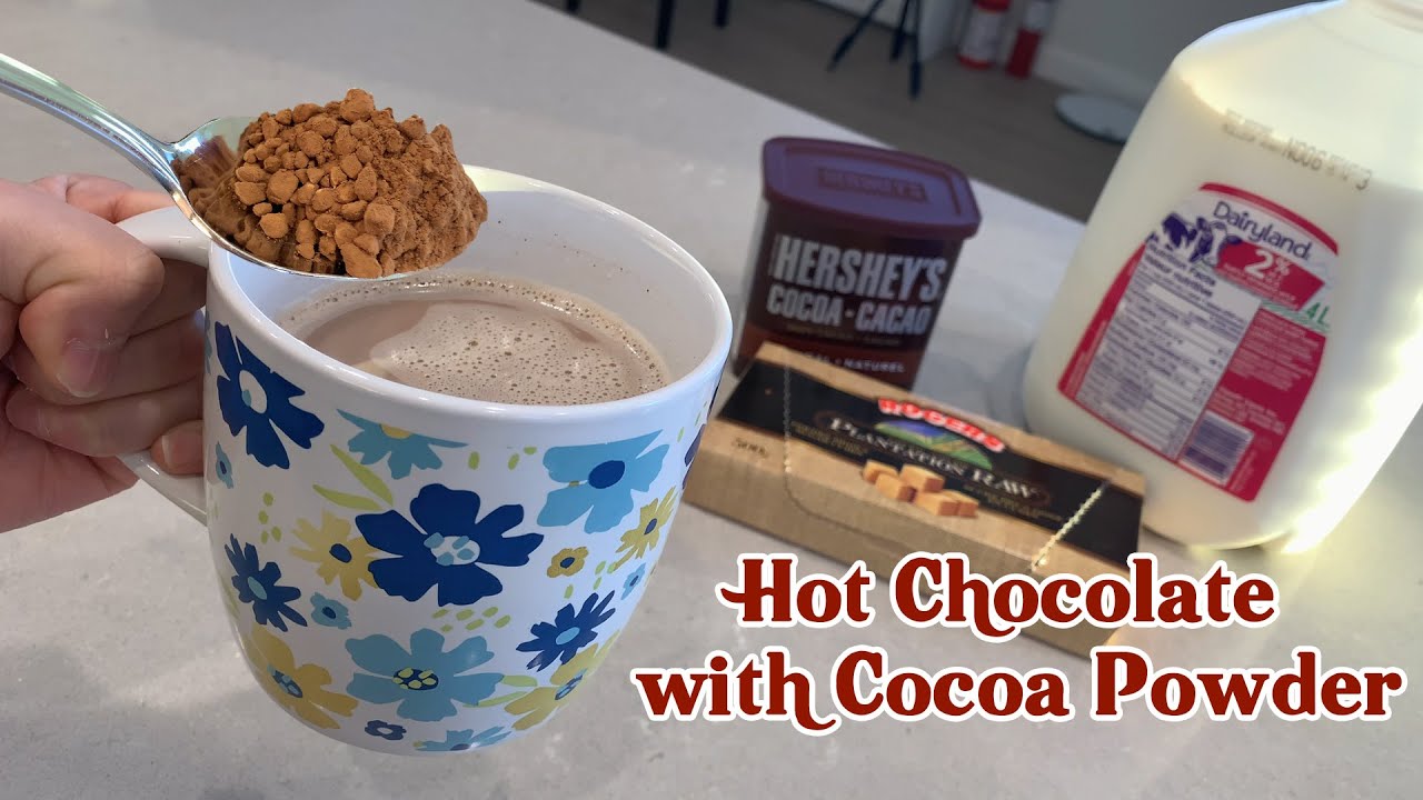 How To Make Hot Chocolate With Hershey s Cocoa Powder YouTube How to make hot chocolate with hershey s cocoa powder youtube