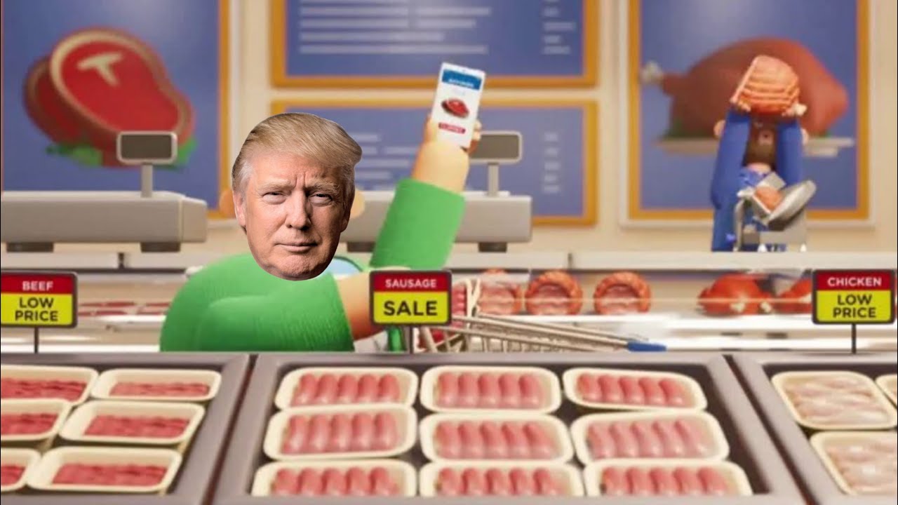 Kroger Ad but it’s Trump dancing