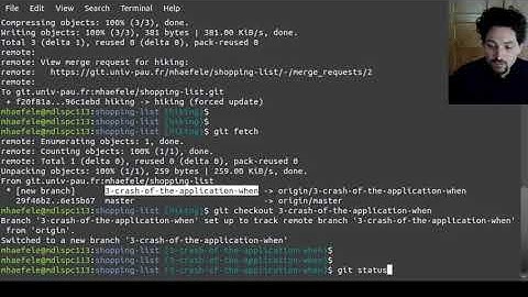 Git basics gitlab web interface, feature branch and merge request