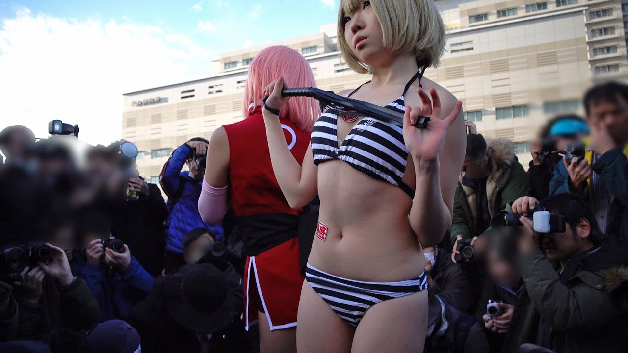 コミケ95, コスプレ コミックマ－ケット2018年12月冬の防災公園、東京ビックサイトC95 Comic Maeket in Tokyo Japan 【撮影4k sony RX100M5A】