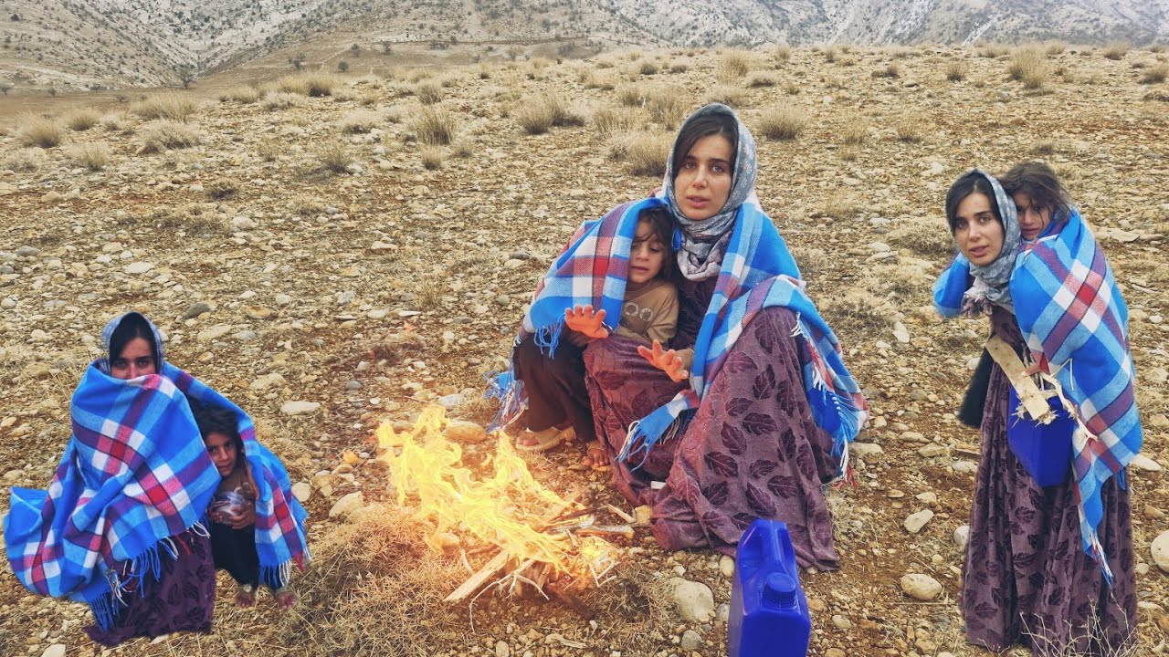 "Rescue from the Cold: The Heartbreaking Story of a Nomadic Woman and Her Daughter in Winter"