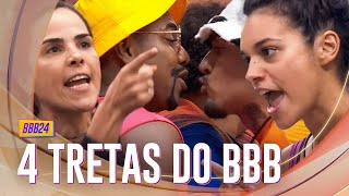 QUATRO TRETAS MARCANTES NO BBB 24! 😱 CALMA CALABRESO! CHORA BONEQUINHA! SEU MOLEQUE! | BBB 24