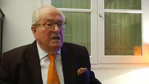 Jean-Marie Le Pen veut "rassembler toute la famille nationale pour la bataille décisive"