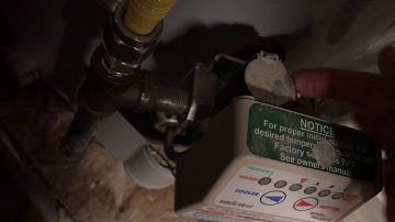 How To set GAS hot water temperature water heater with  intelli vent Santa Clara