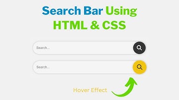 Create a Beautiful Search Bar With HTML and CSS | Step-by-Step Tutorial