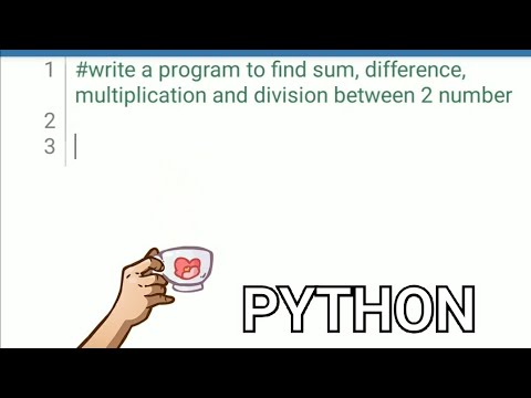 Addition, subtraction, multiplication and division of numbers in Python | Python calculations