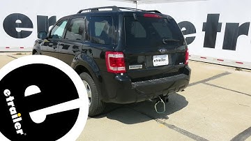 Installing the Tow Package Wiring Harness with 4 Pole Trailer Connector on your 2009 Ford Escape
