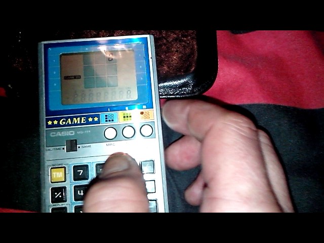 Casio MG-777,calculator & Game from 1984 class=
