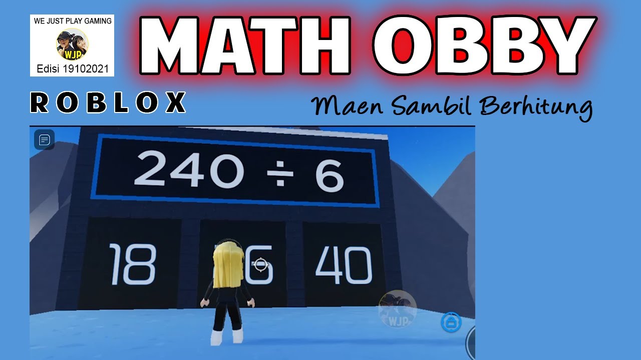 Math Obby Math Obby Roblox - 19102021 - YouTube