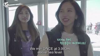 Tzuyu meeting Once 3000m above sea level