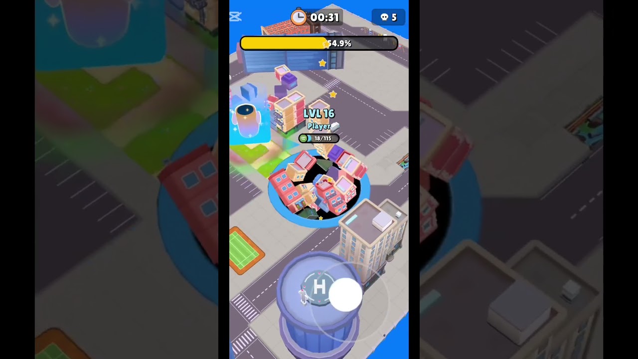 Becoming the BIGGEST BLACK HOLE in Hole.io! (Insane Growth!) 