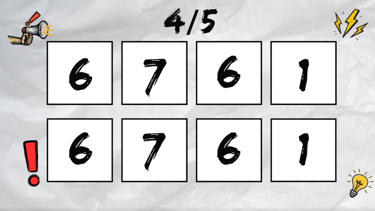 Испытание «Назови число в такт» | Уровни 1-5 | Легкий, Средний, Сложный, Невозможный