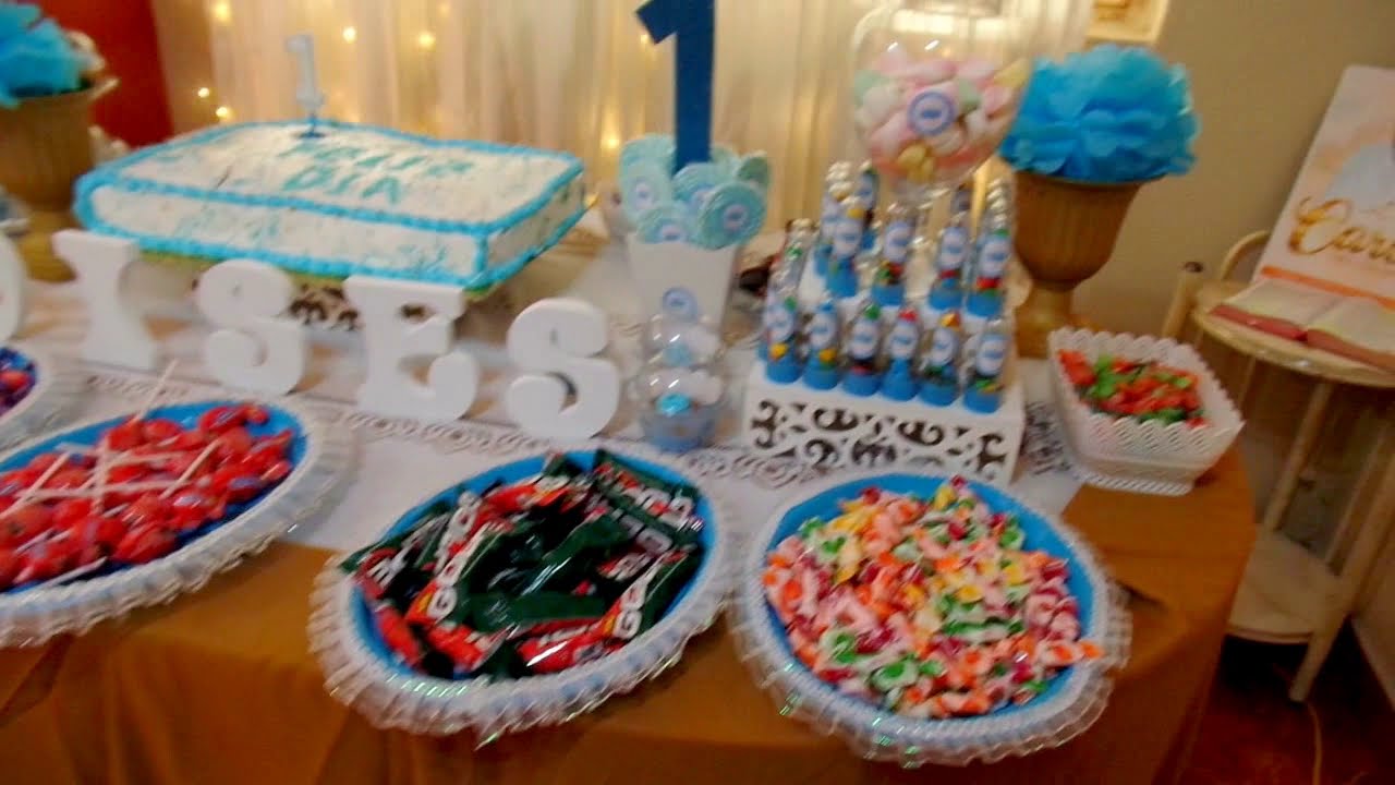 COMO DECORAR PARA UN CUMPLEAÑOS - Cómo preparar una mesa dulce para fiesta infantil - Tema Corona