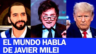 NAYIB BUKELE Y DONALD TRUMP APOYAN A JAVIER MILEI: EL MUNDO HABLA DEL NUEVO PRESIDENTE DE ARGENTINA image