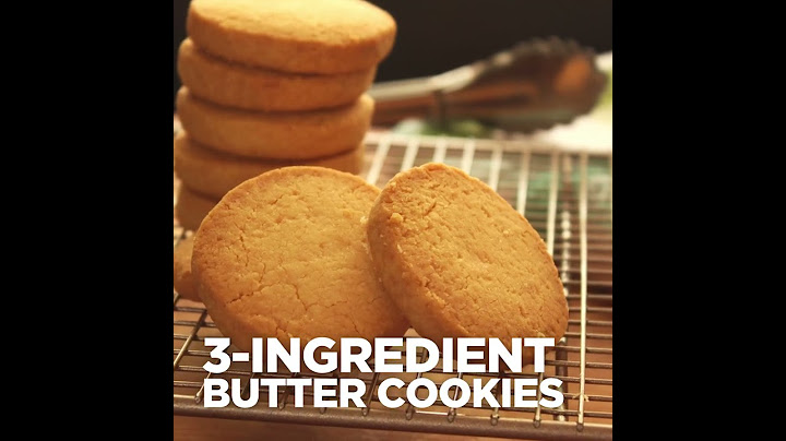 3 - Ingredient Butter Cookies | Home Foodie #Madalicious