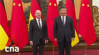 Germany's Scholz calls on Beijing to use "influence" on Russia