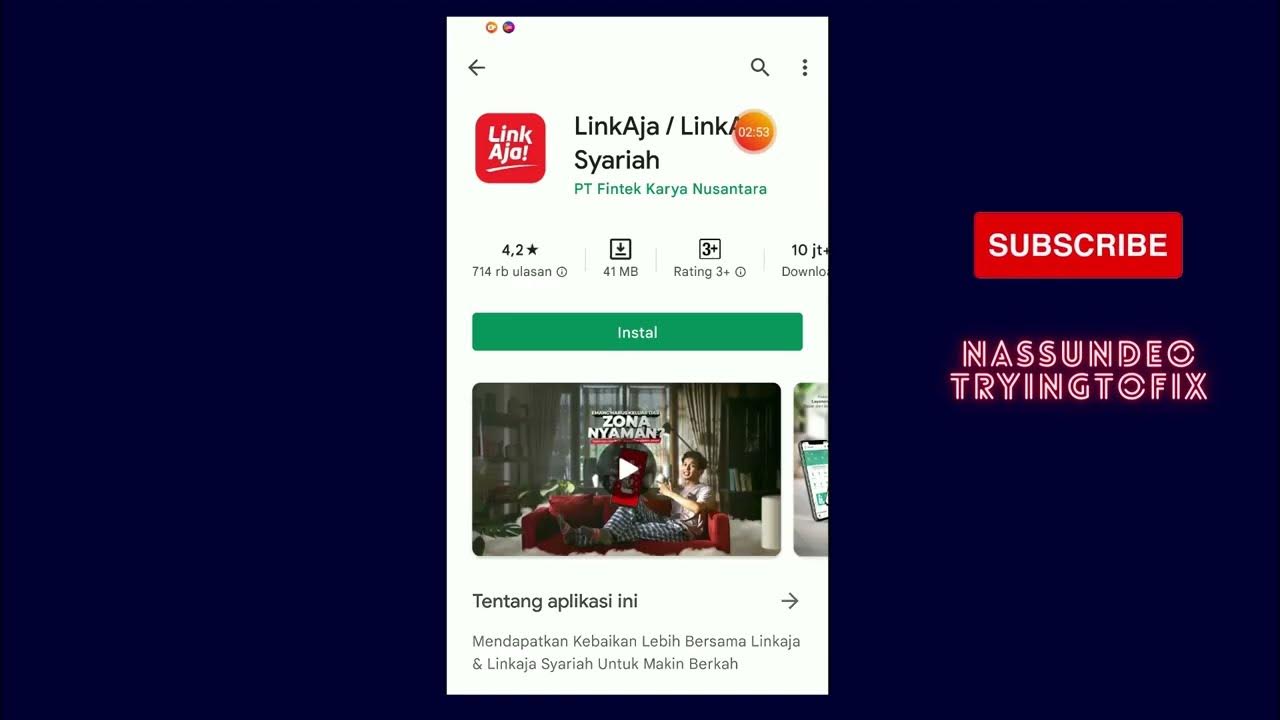 Memperbaiki APK Link Aja Notifikasi Auto Date & Time - YouTube