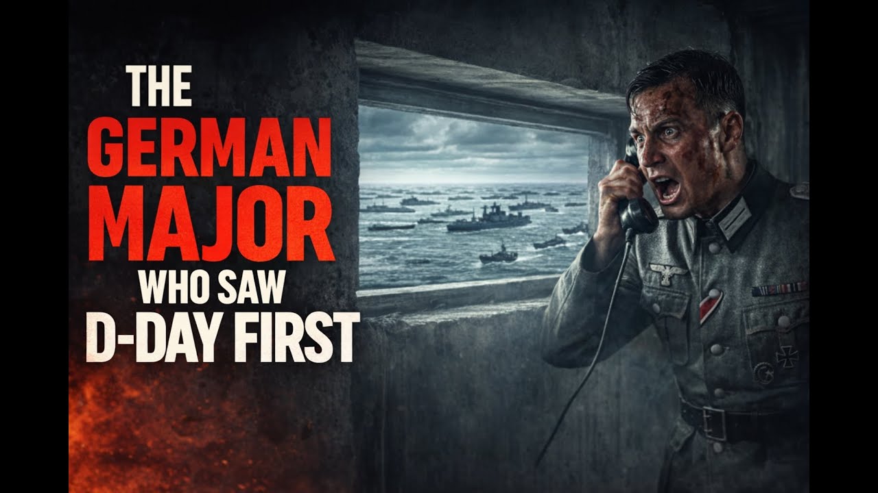 The German Major Who Saw D-Day First | Werner Pluskat, Omaha Beach, and the Dawn of Overlord