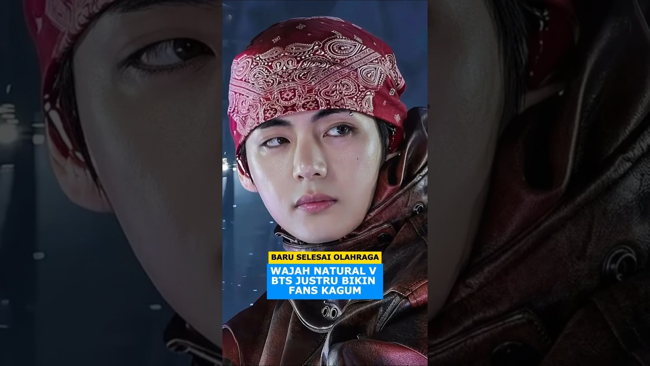 WAJAH V BTS SETELAH OLAHRAGA #taehyung #vbts #armybts