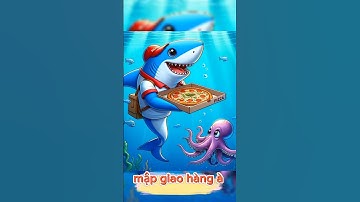 Cá mập làm công việc giao hàng #shark #shorts #ai #chatgpt #hinhanh