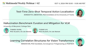 Temporal Action Localization, Hallucination Benchmark, and Attention for ViTs | Multimodal Weekly 62