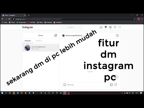 Video: Bagaimana cara mengirim pesan langsung di Instagram di desktop?