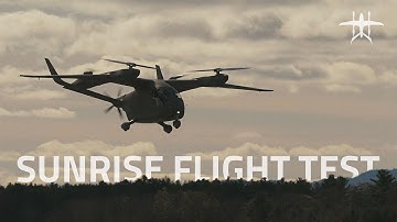 Sunrise eVTOL Flight Test