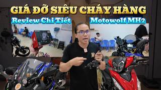 REVIEW CHI TIẾT Giá Đỡ SIÊU CHÁY HÀNG MOTOWOLF MH2 - Xe Ôm Workshop