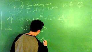 Gravitation 003 Geostationary Orbit