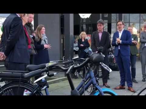 E-bikes uitgedeeld aan spitsmijdende studenten