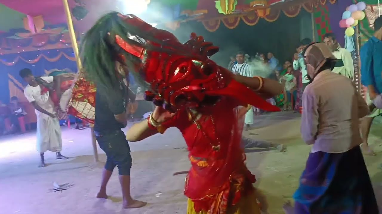 জনপ্রিয় চামুণ্ডা খেলা। মংলা পাড়া