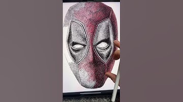 Day 8 of drawing Deadpool with tiny Wolverines #deadpool #wolverine #digitalart #procreate #artist