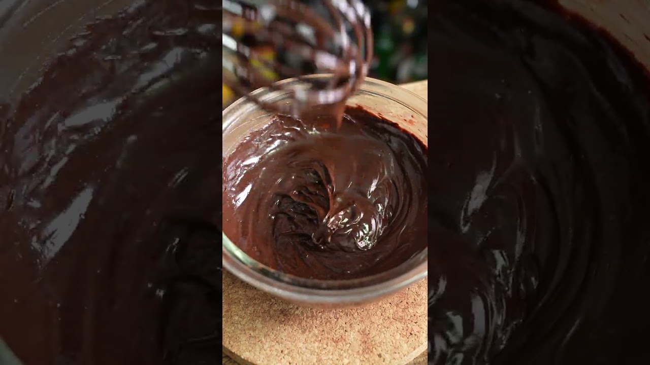 Delicious chocolate cake ガトー・オ・ショコラを作って食べる！ #shorts #asmr #cooking