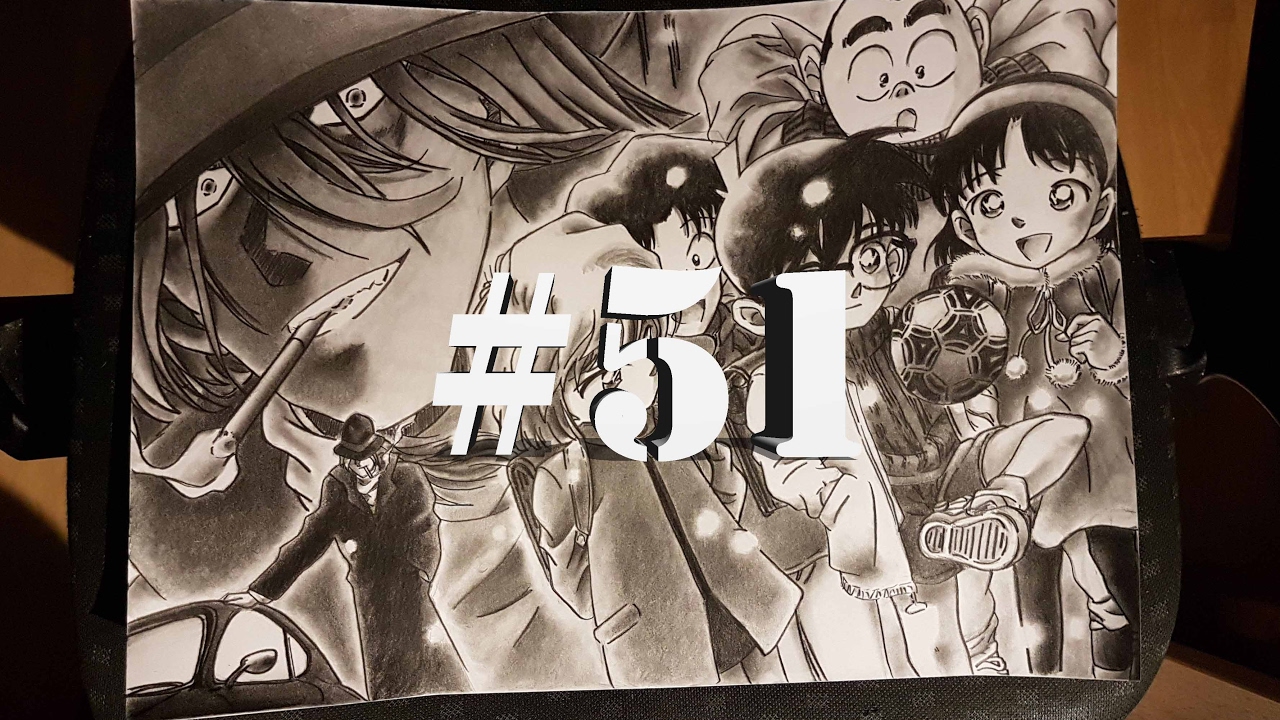 Detective Conan - Detective Boys & Gin | Speed Drawing #51