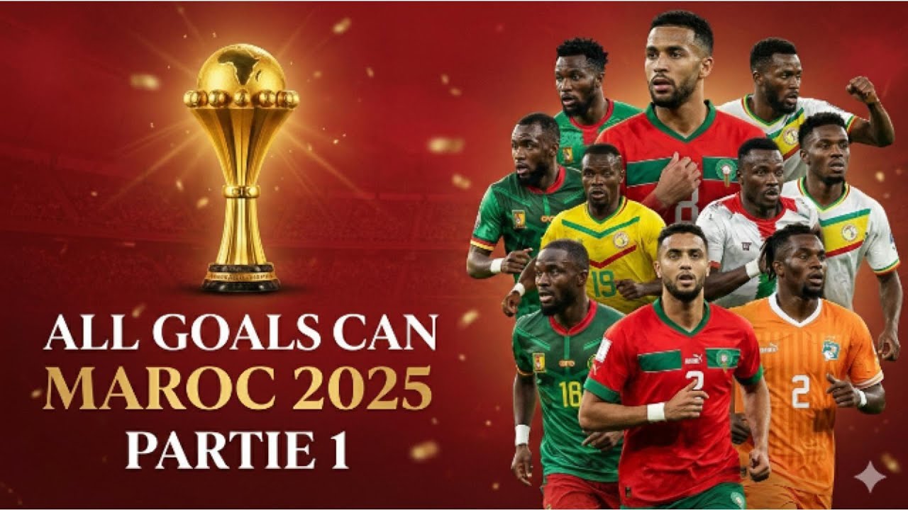 CAN MAROC 2025: TOUT LES BUTS PARTIE 1