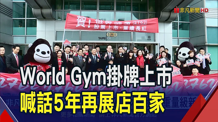 运动休闲股迎重量级新兵! World Gym世界健身-KY挂牌上市 喊话5年再展店百家｜非凡财经新闻｜20240124 - 天天要闻