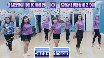 Senam Kreasi Tiktok Viral PAGODEK x SALTING || Choreo Watik Primadona