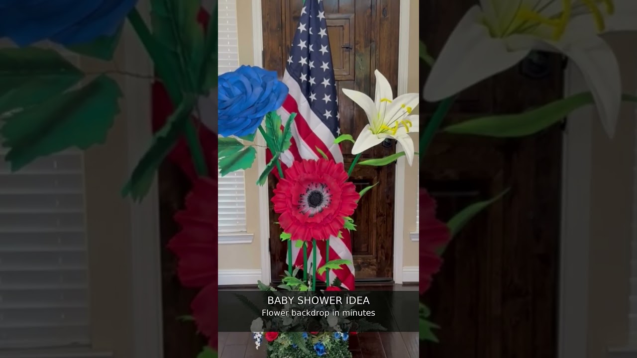 You NEED to try this giant flower hack! #Shorts