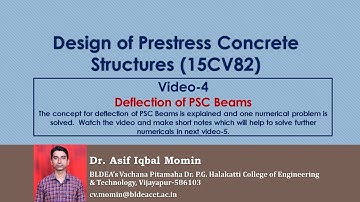 Video-4 Module-2 Deflection of PSC Beams