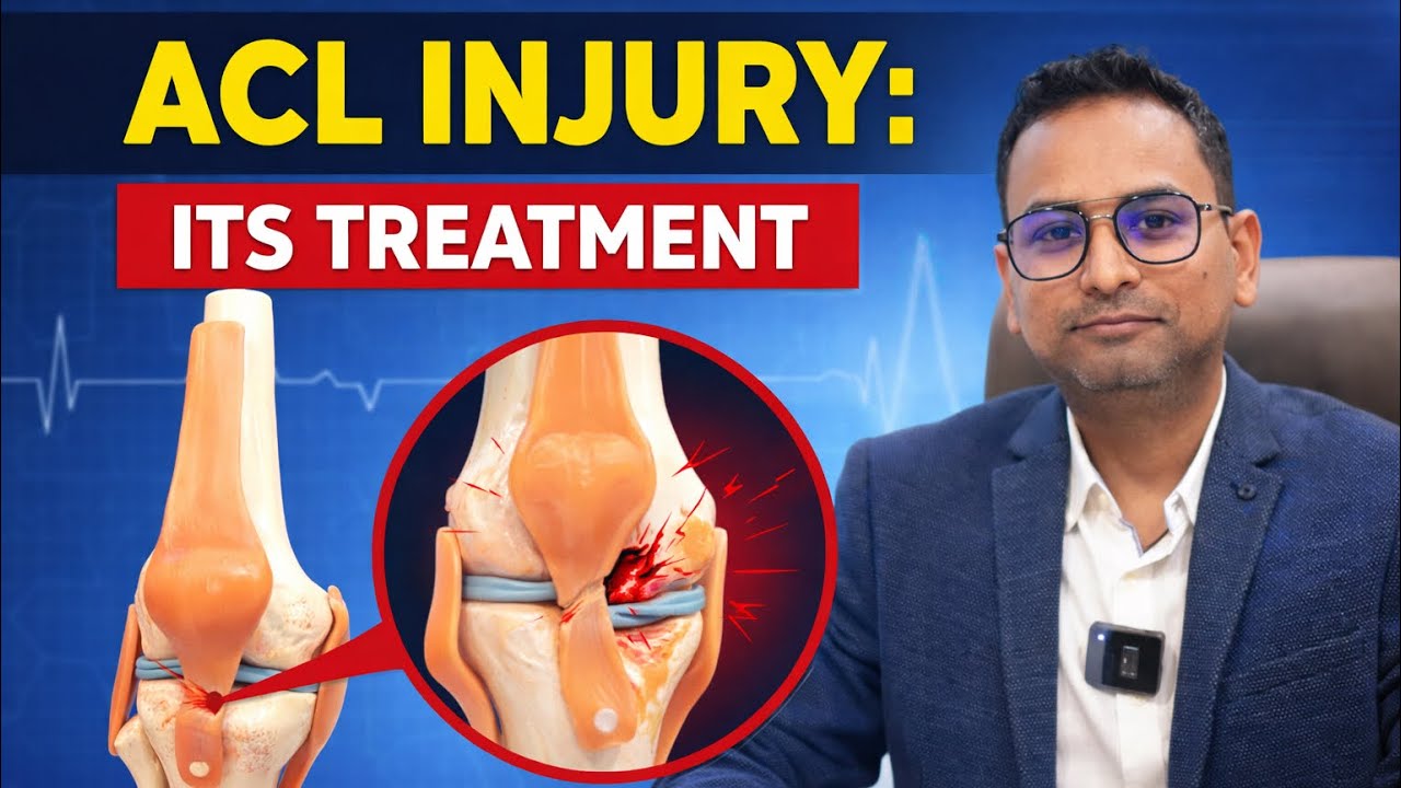 Dr.Vijay Shah talks on ACL injury and its treatment options.