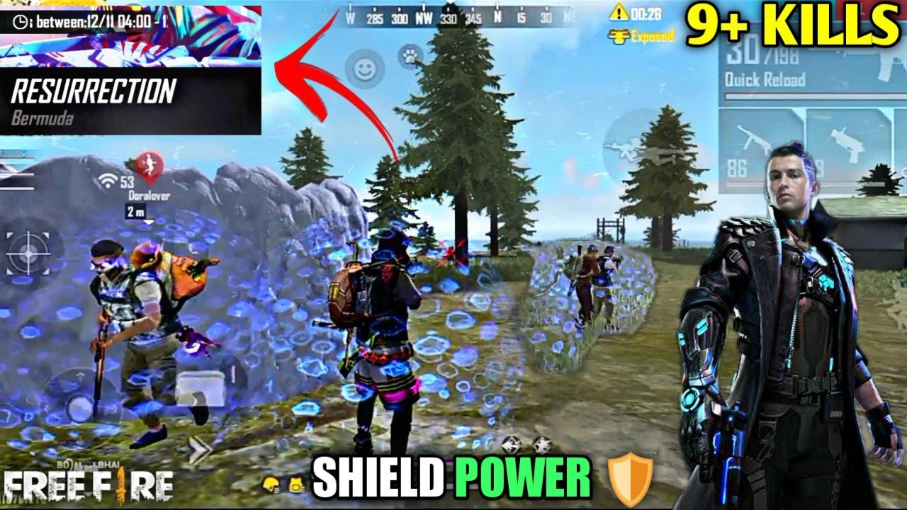 Free Fire New Resurrection Mode Gameplay | CR7 Ability Test - Garena Free Fire