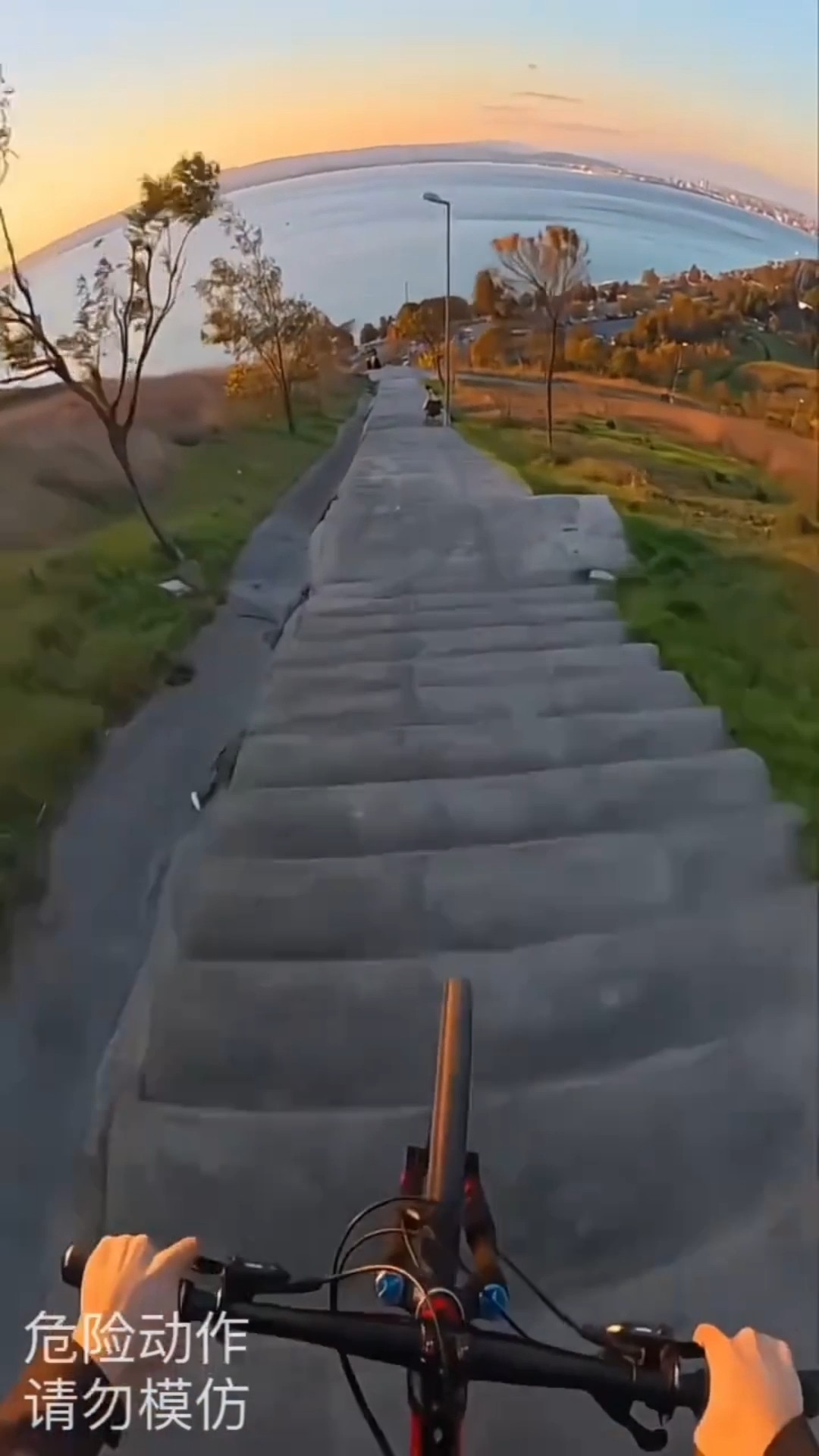 Ride a bike to the beach #Popular  #ExtremeSports #FirstPerspective
