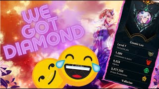 Finally got Diamond in Flex :D | Season 10 | Lux Gameplay | Vallerian Flex Queue