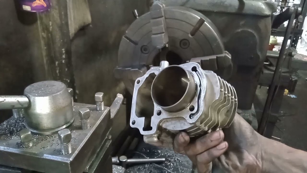 Operator Bubut Otodidak Bore Up Motor Beat Piston 56,5 mm | Spek Sangar Bosku