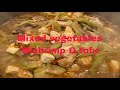 Mixed vegetables with shrimp  tofu recipe  from scratch